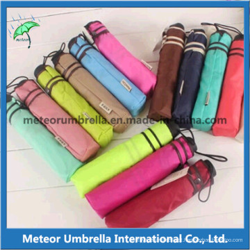 3 dobrando mini guarda-chuva das cores mini para o presente da promoção